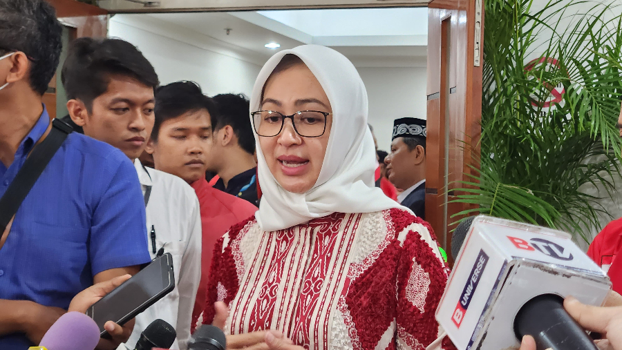 Bakal Calon Gubernur Banten, Airin Rachmi Diany. (BeritaNasional/Panji Septo)