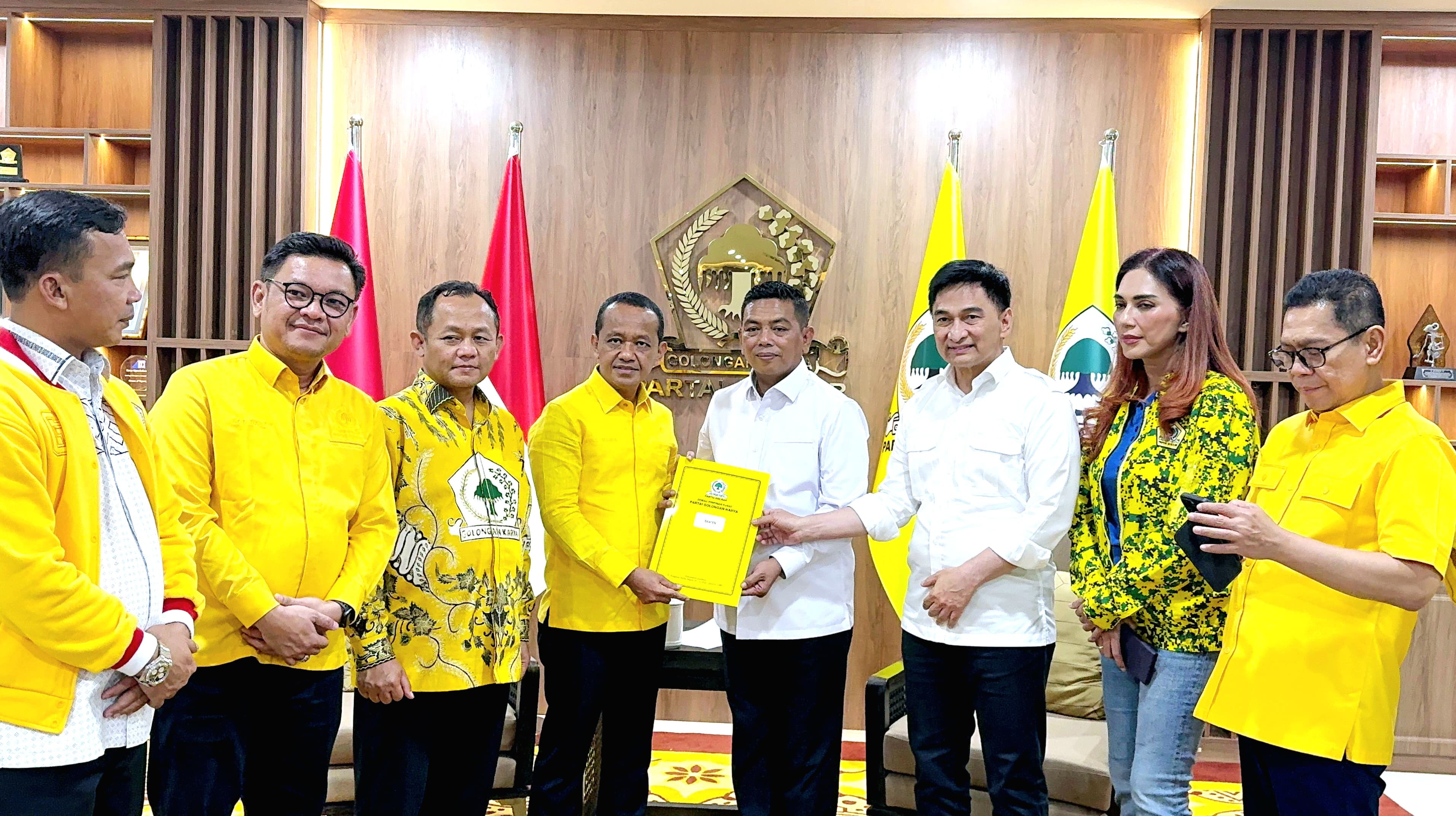 Partai Golkar usung Andra Soni-Dimyati. (BeritaNasional/Sinpo)