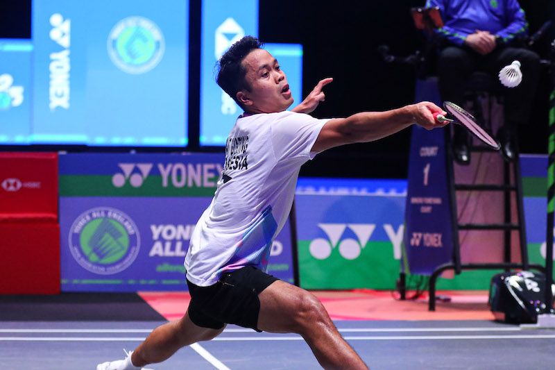 Tunggal putra Indonesia Anthony Sinisuka Ginting. (Foto/PBSI).