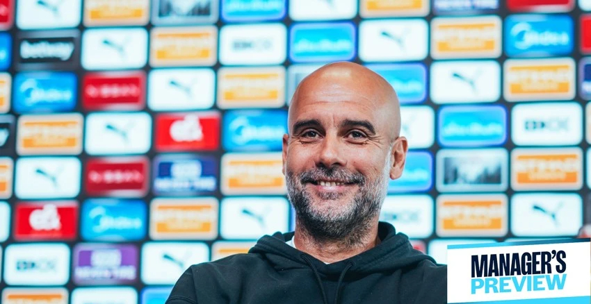 Manajer Man City Pep Guardiola. (Foto/laman Man City)