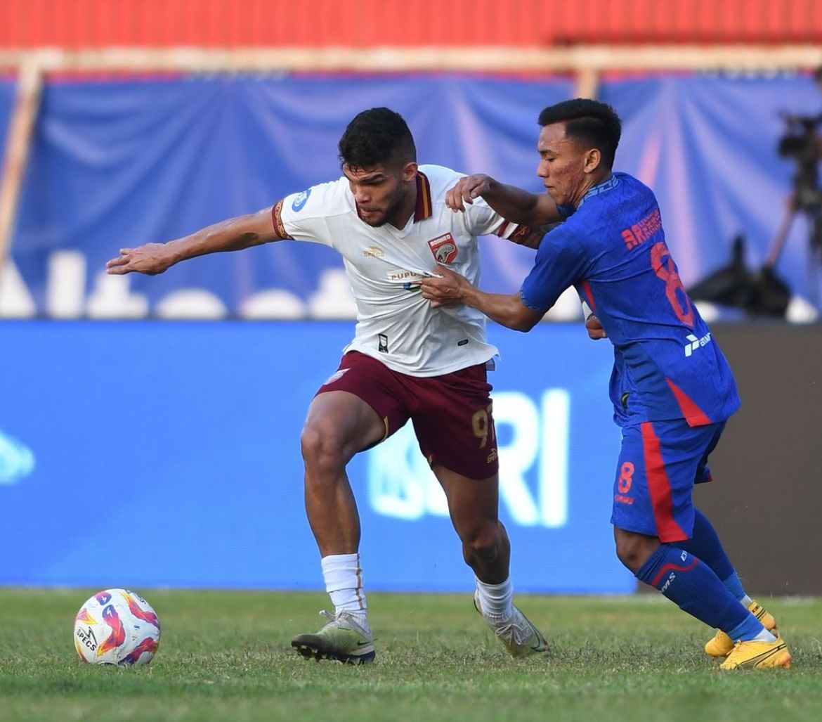 Borneo FC vs Arema FC di Liga 1. (Foto/instagram Borneo FC).