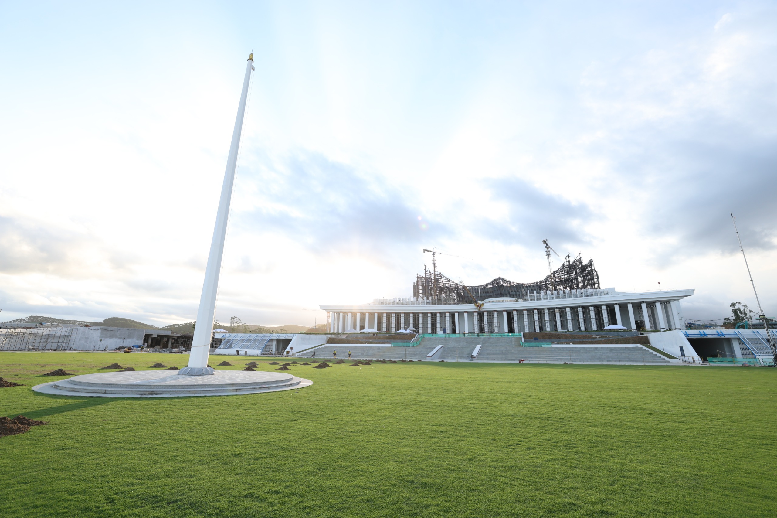 Lapangan Upacara di IKN. (Foto/Humas Otorita Ibu Kota Nusantara).