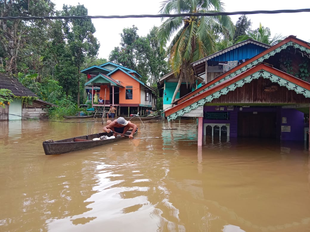 Ilustrasi banjir bandang. (Foto/BNPB).