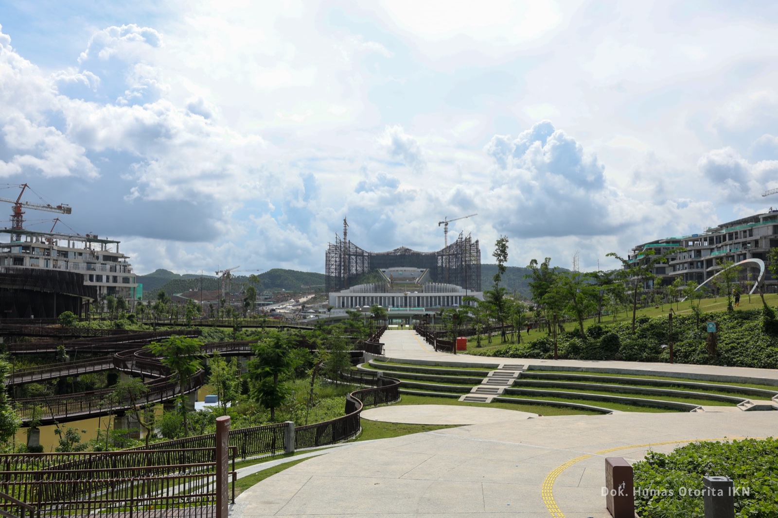 Suasana di sekitar Istana IKN. (Foto/OIKN).