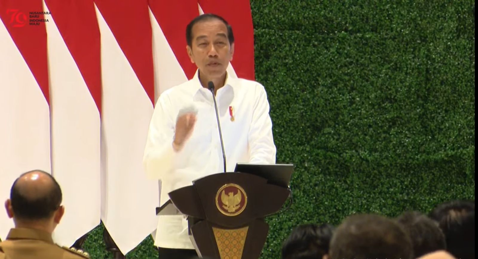 Presiden Jokowi saat memberikan pengarahan kepada gubernur, wali kota, dan bupati se-Indonesia. (Foto/tangkapan layar YouTube Sekretariat Presiden).