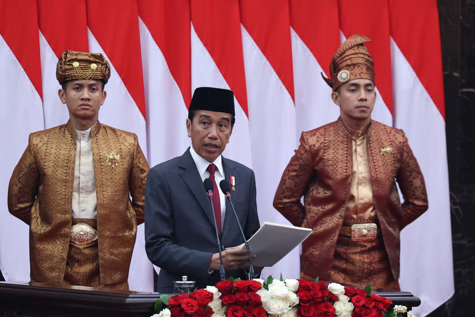 Presiden Jokowi dalam Sidang Paripurna DPR RI dan Pembacaan Nota Keuangan. (Foto/Humas Parlemen).