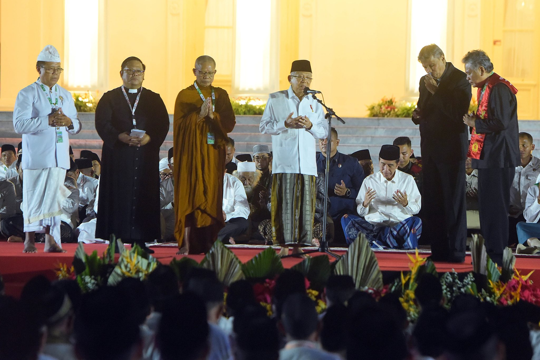 Zikir dan Doa Kebangsaan 79 Tahun Indonesia. (Foto/Setkab).