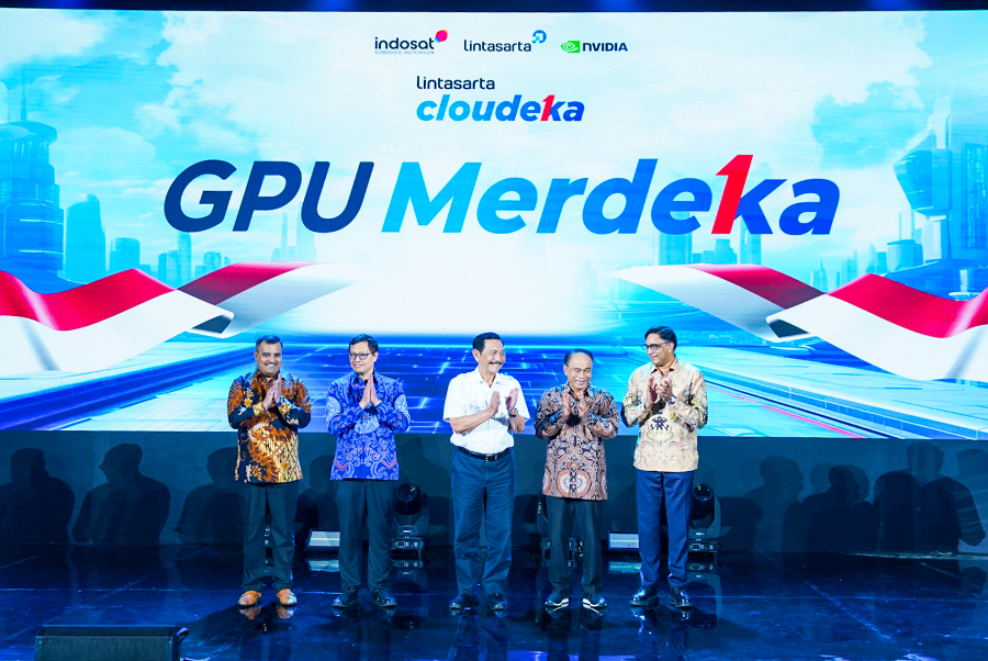 GPU Merdeka diklaim mampu percepat pengembangan AI Nasional. (BeritaNasional/doc. Indosat)