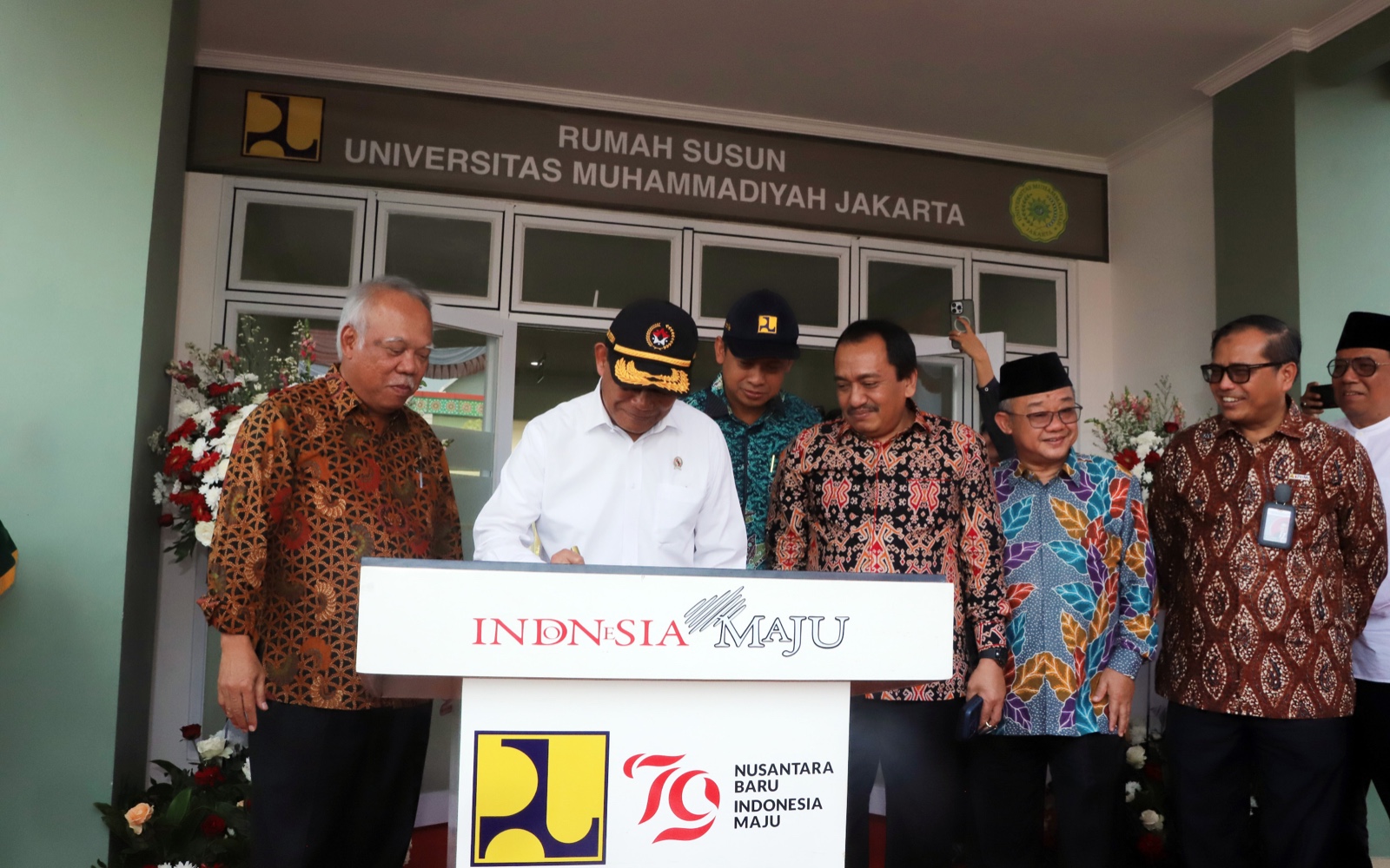 Menko PMK Resmikan Rumah Susun Universitas Muhammadiyah Jakarta. (Foto/Kemenko PMK).