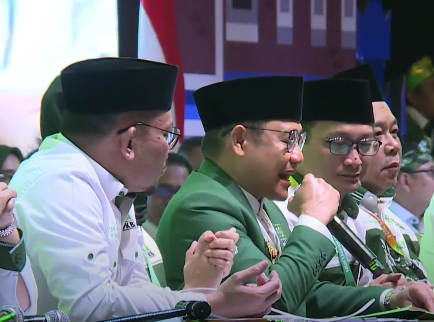 Ketum PKB Muhaimin Iskandar saat membuka Muktamar PKB di Bali. (Foto/SC YouTube PKB)