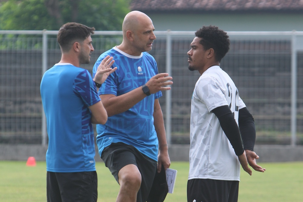 PSBS Biak melakukan persiapan jelang Liga 1. (Foto/Liga Indonesia Baru).