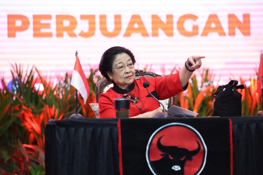 Ketua Umum PDIP Megawati Soekarnoputri. (BeritaNasional/Elvis)