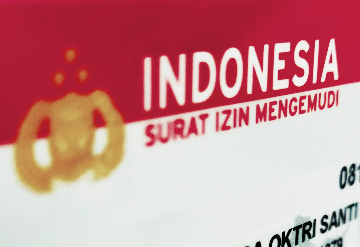 Surat izin mengemudi (SIM). (Foto/Humas Polri)