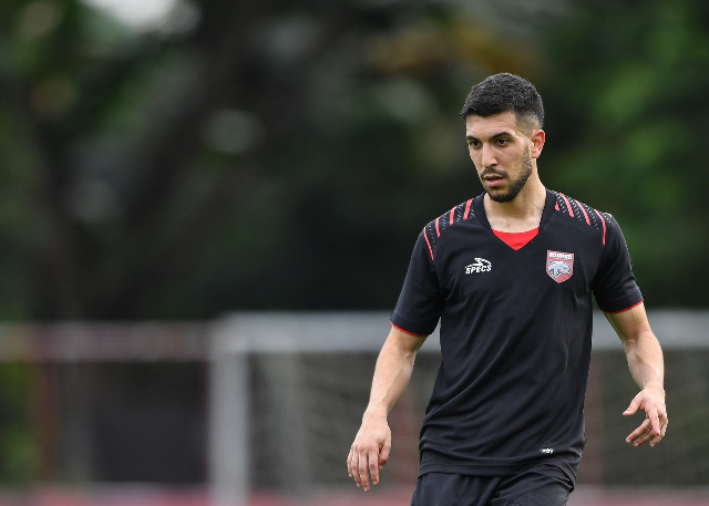 Pemain anyar Borneo FC Lucas Salinas. (Foto/Borneo FC)