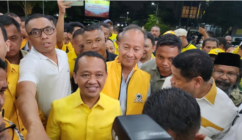 Bakal calon Ketua Umum Partai Golkar Bahlil Lahadalia (Beritanasional/Panji)