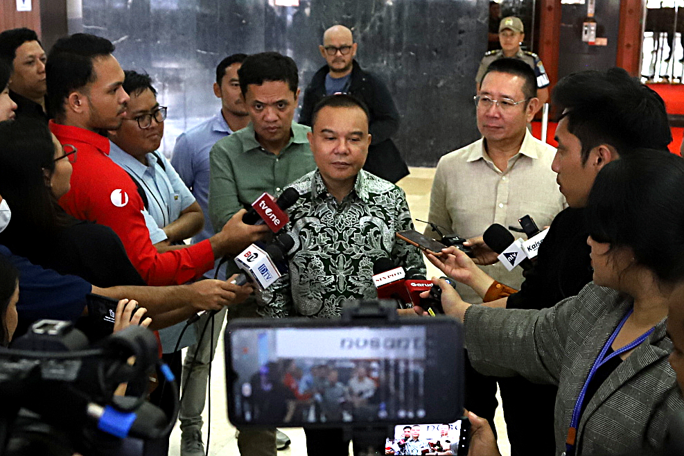 Wakil Ketua DPR RI Sufmi Dasco Ahmad menjamin DPR tidak gelar rapat paripurna (Beritanasional/Elvis)