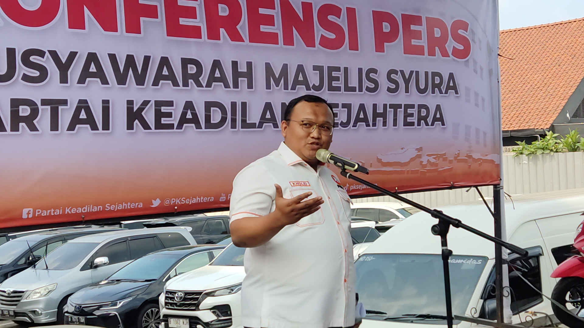 Juru Bicara Partai Keadilan Sejahtera (PKS) Muhammad Kholid. (BeritaNasional/Ahda)