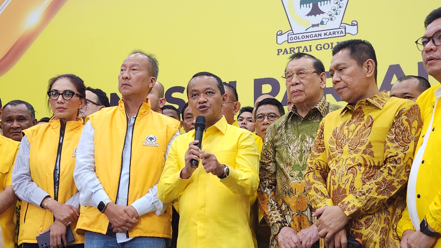 Plt Ketua Umum Partai Golkar, Agus Gumiwang Kartasasmita. (BeritaNasional/Panji Septo)