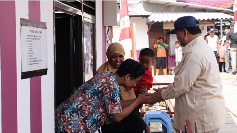 Prabowo kunjungi warga Muara Angke (Foto/Tim Prabowo)