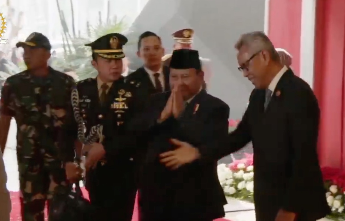 Prabowo Subianto Hadiri Sidang Tahunan MPR. (Foto/Istimewa).