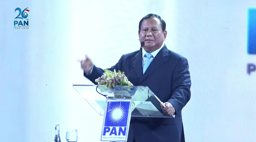 Presiden terpilih Prabowo Subianto. (BeritaNasional/tangkapan layar).