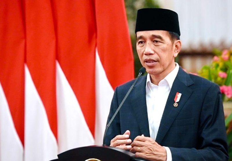 Jokowi sudah tiba di IKN (Foto/Setkab)