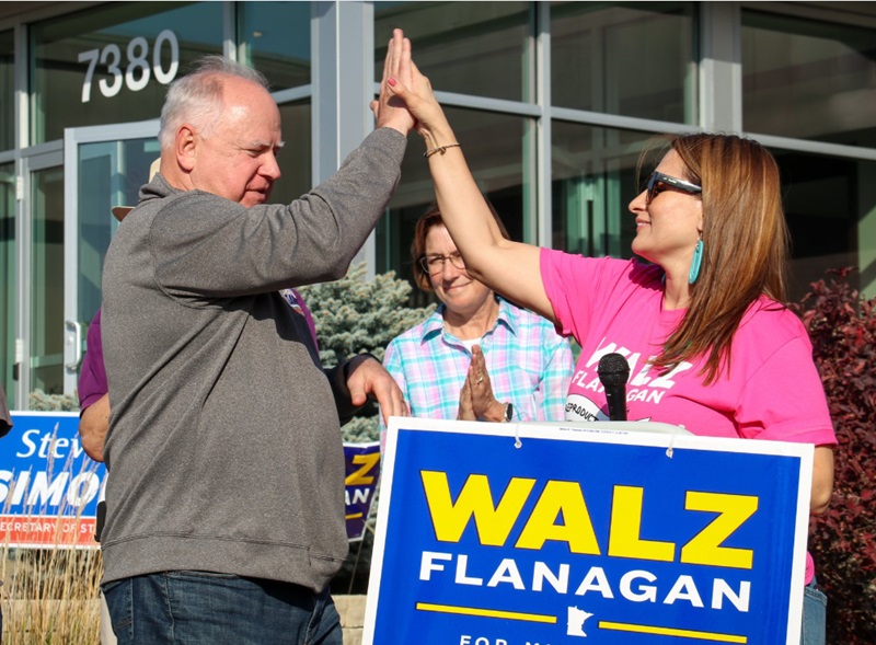 Tim Walz jadi cawapres Kamala Harris (Foto/X Tim Walz)