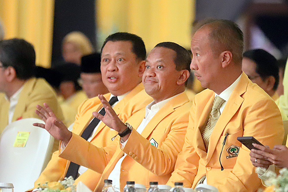 Partai Golkar gelar Rapimnas dan Munas di JCC, Senayan, Jakarta. (BeritaNasional/Elvis Sendouw)