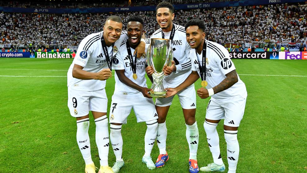 Real Madrid juara Piala Super Eropa 2024. (Foto/UEFA.com)