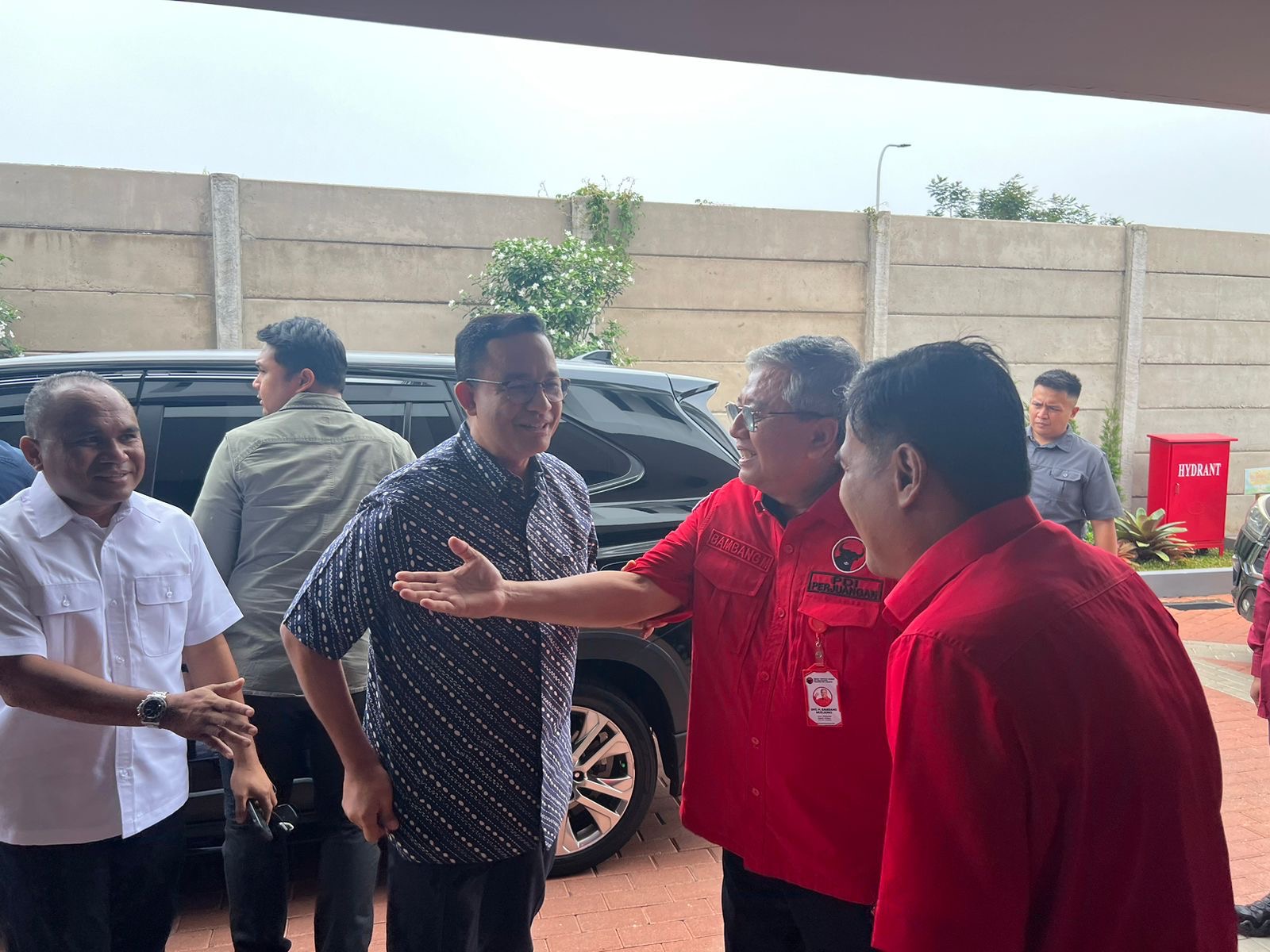 Anies Baswedan saat ke DPD PDIP. (Foto/PDIP).