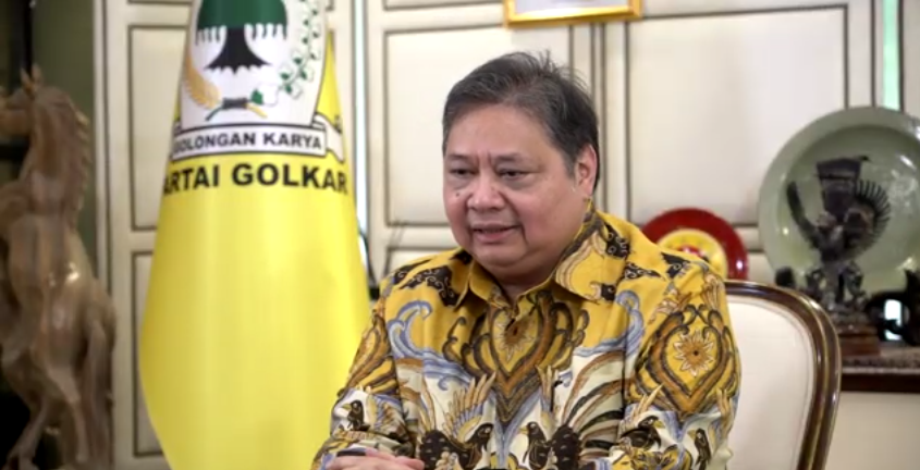 Airlangga Hartarto Mundur sebagai Ketua Umum Golkar. (BeritaNasional/Tangkapan layar)