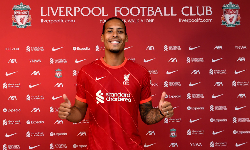 Bek Liverpool, Virgil van Dijk. (Foto/Liverpool FC)