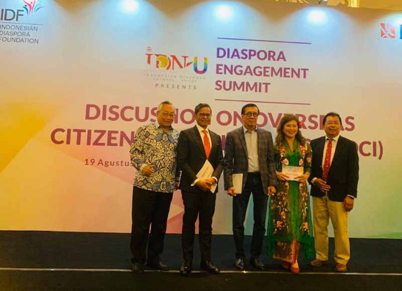 Pertemuan dengan diaspora di luar negeri (Foto/Kemenlu)