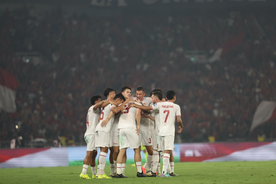 Timnas Indonesia saat bermain di GBK. (Foto/PSSI).