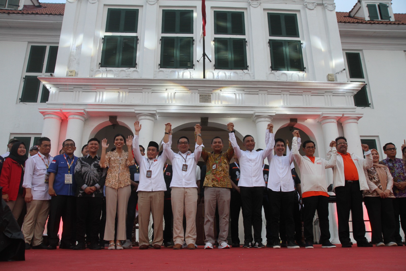 Bakal calon Gubernur dan Wakil Gubernur DKI Jakarta. (BeritaNasional/Oke Atmaja)