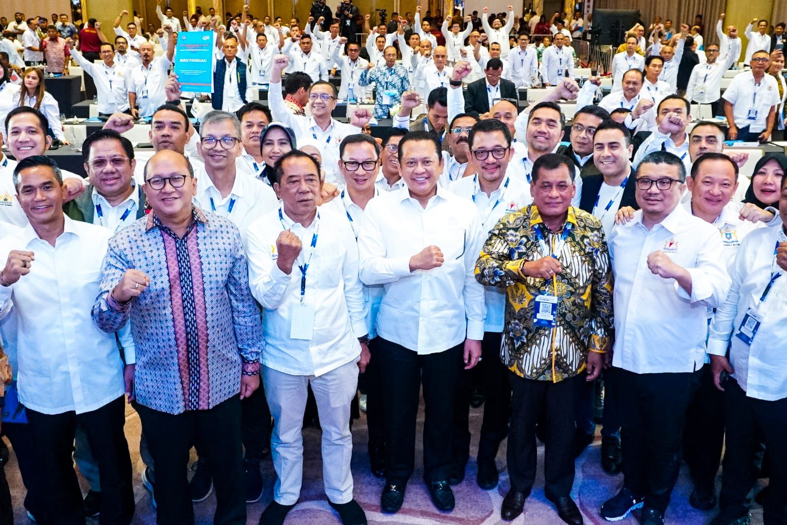 Mantan Kepala Badan Hubungan Penegakan Hukum, Pertahanan dan Keamanan Kamar Dagang dan Industri (Kadin) Bambang Soesatyo saat hadir di Munaslub Kadin. (Foto/Bamsoet).