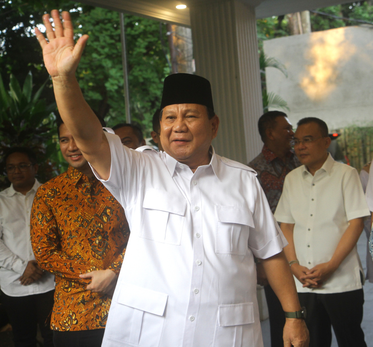 Prabowo Subianto ternyata sudah diprediksi oleh Gus Dur akan menjadi presiden Indonesia. Kini, prediksi itu terbukti. (BeritaNasional/Oke Atmaja)