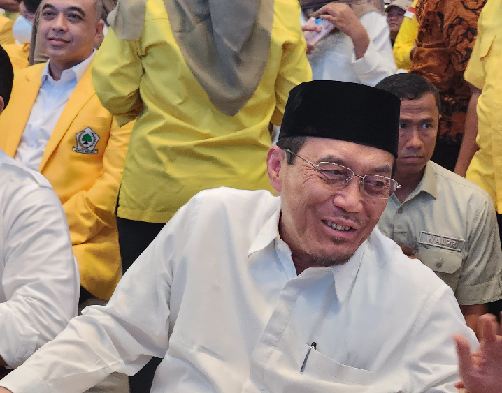 Cawagub Suswono saat menghadiri kegiatan di Partai Golkar beberapa waktu lalu. (BeritaNasional/Panji)