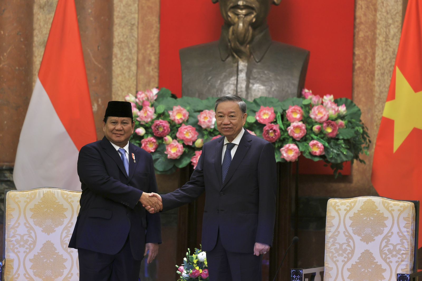 Prabowo Temui Presiden Vietnam Bahas Kemitraan Strategis. (Foto/Tim Prabowo).