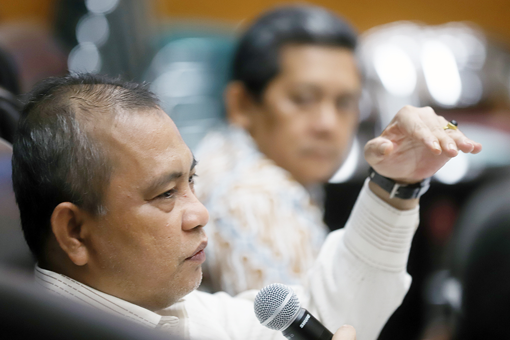 Diskusi Dialektika Demokrasi KWP bersama DPR RI  bertajuk "Menanti Rekomendasi Pansus untuk Ibadah Haji 2025 yang Lebih Baik". (BeritaNasional/Elvis Sendouw)