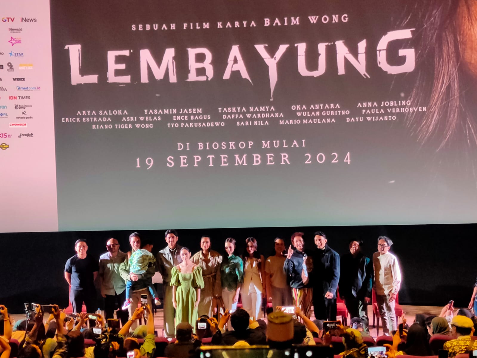 Baim Wong mempersembahkan Lembayung, film horor yang mengangkat cerita viral dari X. (BeritaNasional/BagasK)