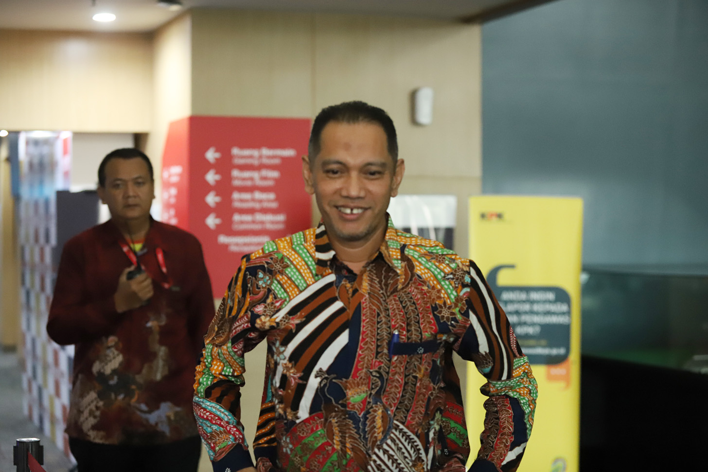 Wakil Ketua KPK Nurul Ghufron setelah mengikuti sidang etik di Dewas KPK beberapa waktu lalu. (BeritaNasional/Oke Atmaja)