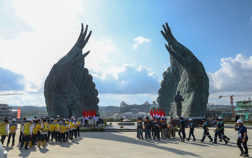 Peresmian Taman Kusuma Bangsa. (Foto/IKN)