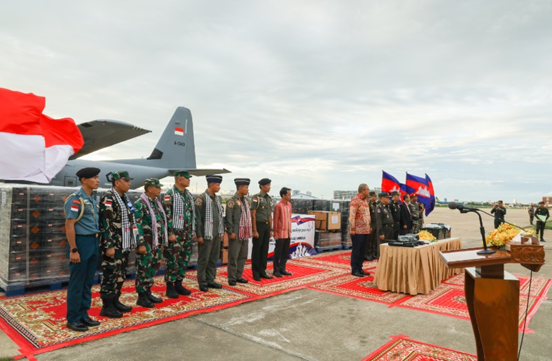 Indonesia berikan bantuan militer ke Kamboja (Foto/Kemenlu)