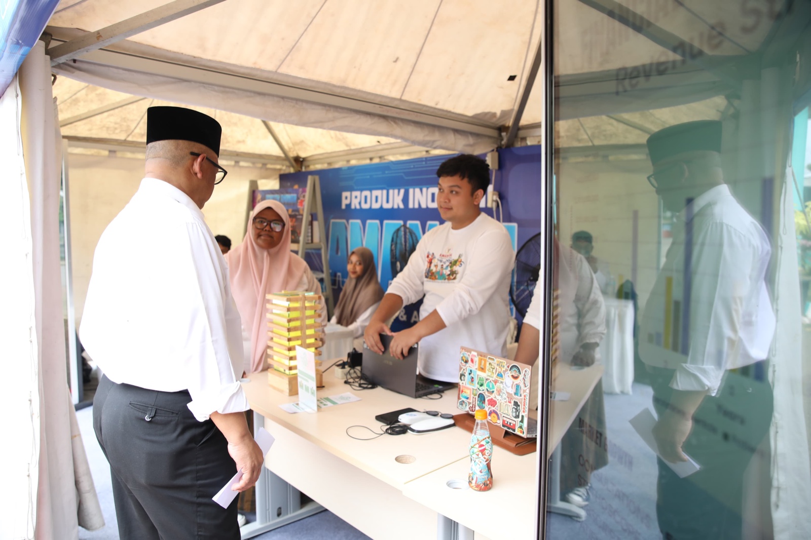 Inovasi Teknologi Binaan Amanah Dapat Pujian dari Dekan FST UIN Banda Aceh. (Foto/Istimewa).