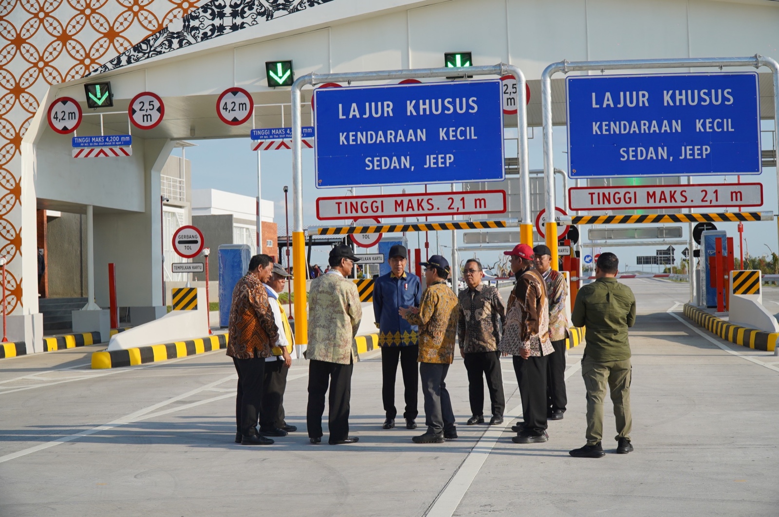 Jalan Tol Solo-Yogyakarta-YIA Kulon Progo (Jogja-Solo) Seksi 1 Kartasura-Klaten diresmikan Presiden Jokowi. (Foto/Jasa Marga).