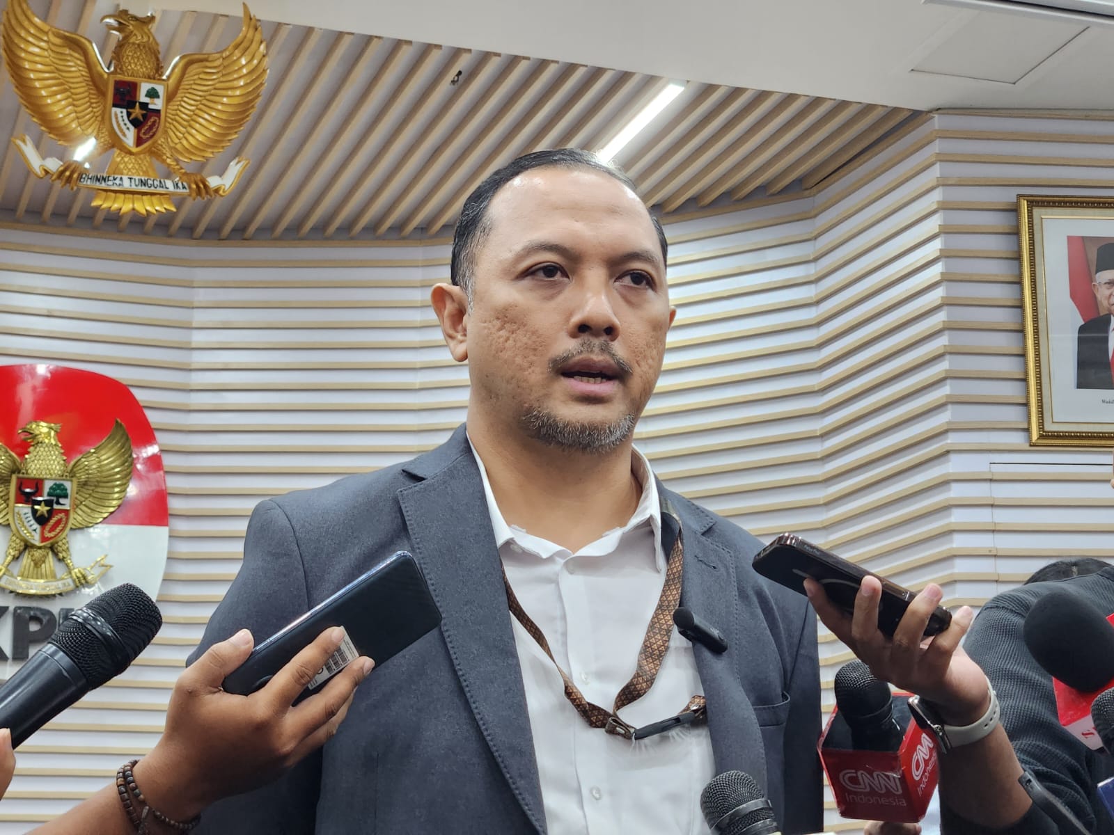 Juru Bicara KPK Tessa Mahardhika Sugiarto. (BeritaNasional/Panji)