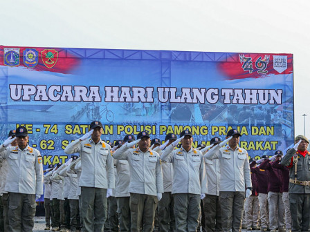 Foto petugas Satpol PP. (Foto/Beritajakarta).