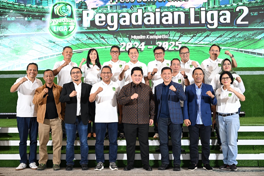 Liga 2 dilaunching oleh PSSI dan LIB. (Foto/Liga Indonesia Baru).