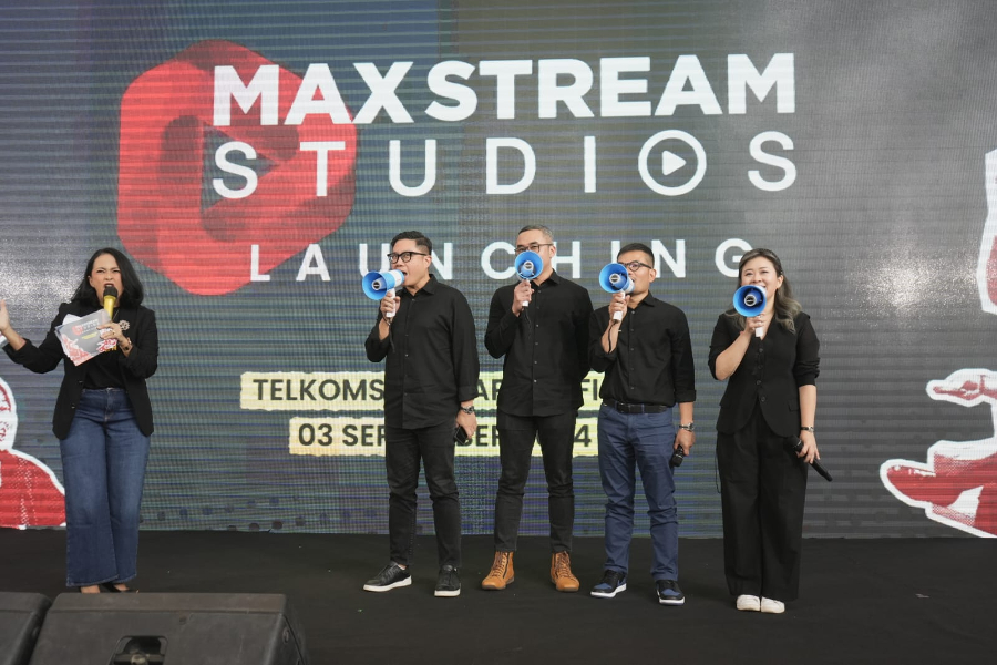 Telkomsel perkuat posisi di industri film dengan peluncuran MAXStream Studios. (BeritaNasional/Samin/Telkomsel)